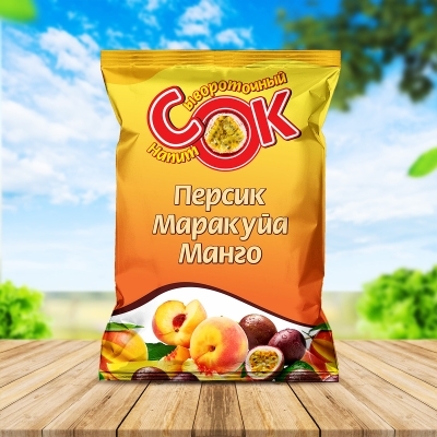 Напиток сывороточный "Персик Маракуйя Манго" 900 мл