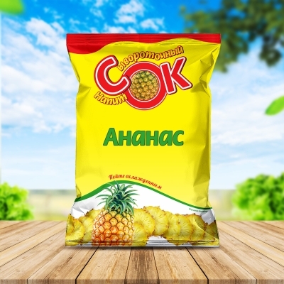 Напиток сывороточный "Ананас" 900 мл