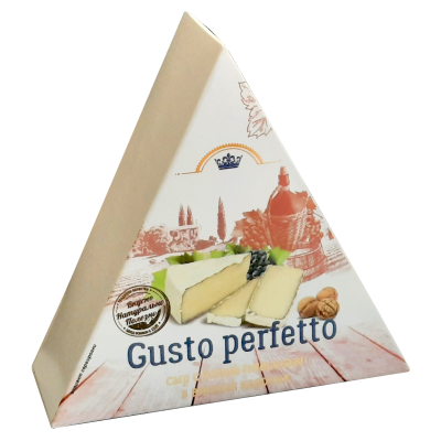 Сыр "Gusto Perfetto" с белой плесенью и винной корочкой 50%,90г,110г