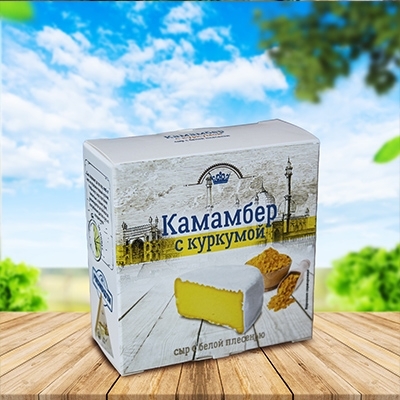 Сыр Камамбер с куркумой 50%,100г, 125г, 1 кг