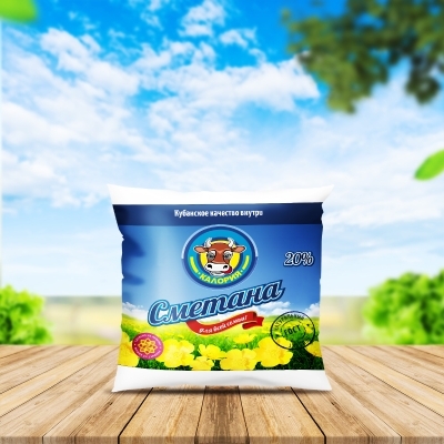 Сметана ГОСТ 20%, 430г