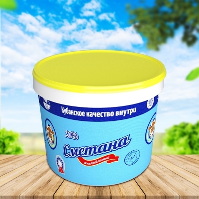 Сметана ГОСТ 20%, 900г