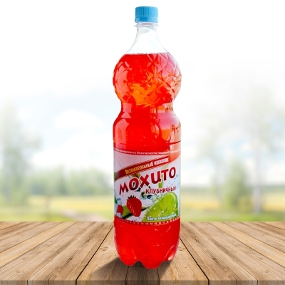 Напиток безалкогольный "Мохито Клубничный" 1,5 л