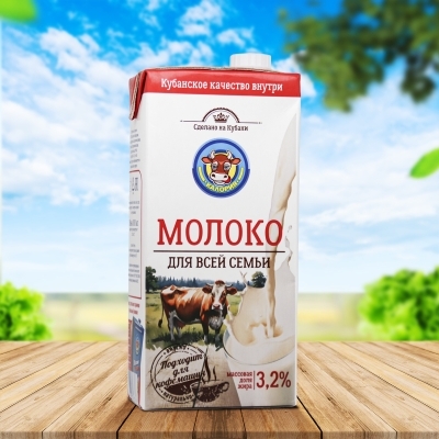 Молоко питьевое ультрапастеризованное м.д.ж. 3,2 %  1000мл