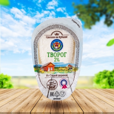 Творог "Из старой деревни" 2%, 230г,300 г