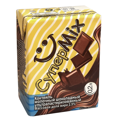 Коктейль молочный СуперMix "Шоколад"